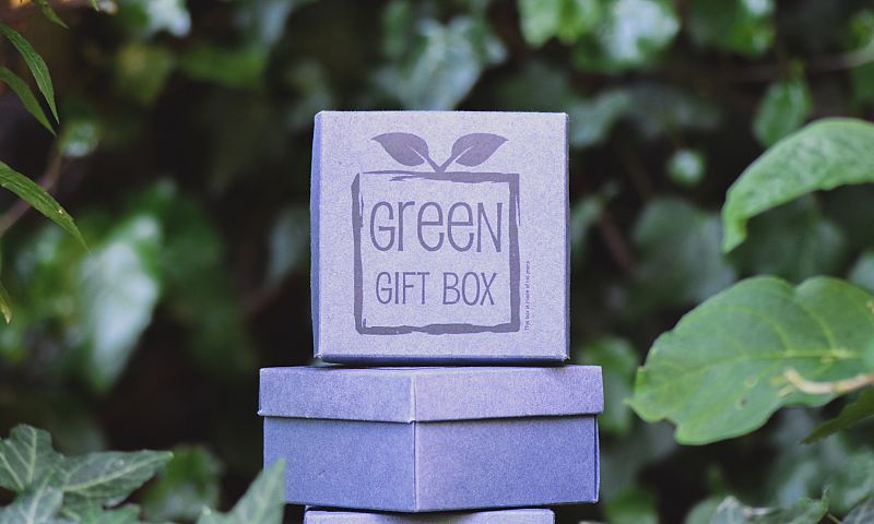 GreenGiftBoxje gemaakt van gerecyclede jeans
